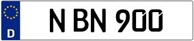 Truck License Plate